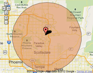 Scottsdale, AZ on-site Computer Repair Service Area